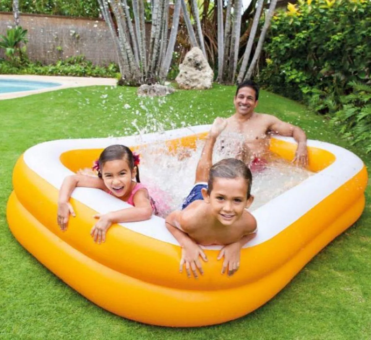 Intex Mandarin Swim Center Family Pool 600L - Oranje
