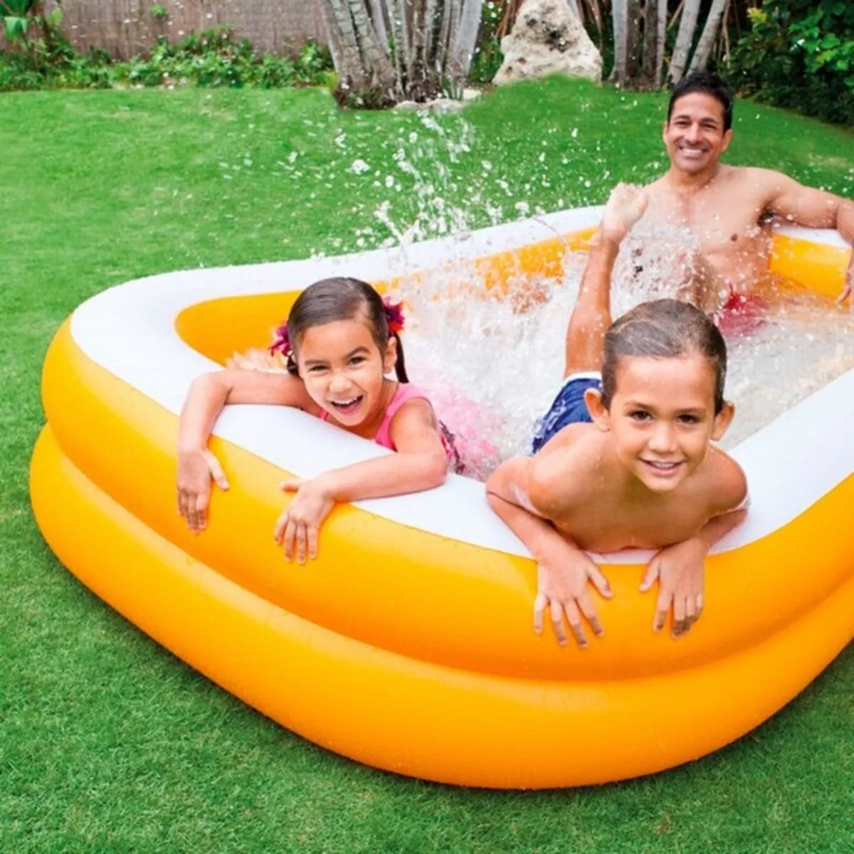 Intex Mandarin Swim Center Family Pool 600L - Oranje