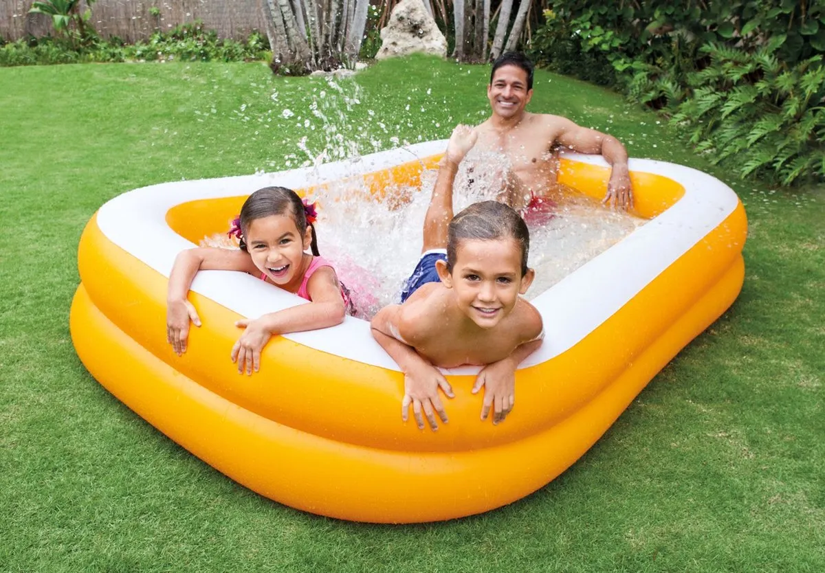 Intex Mandarin Swim Center Family Pool 600L - Oranje
