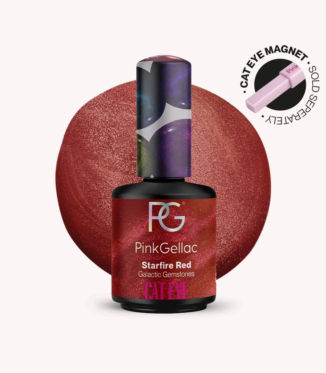 Pink Gellac Cat Eye Starfire Red Gel Nagellak 15ml