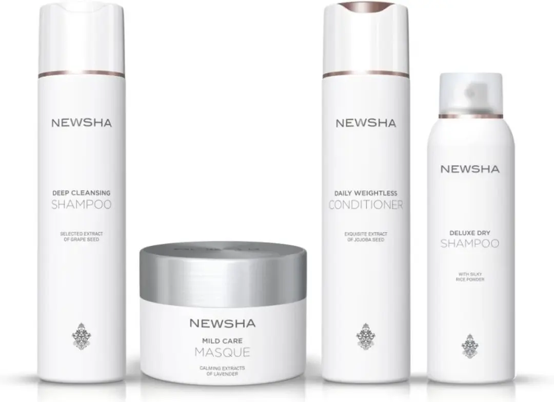 Newsha Beauty Secret Tegen Vettig Haar Set