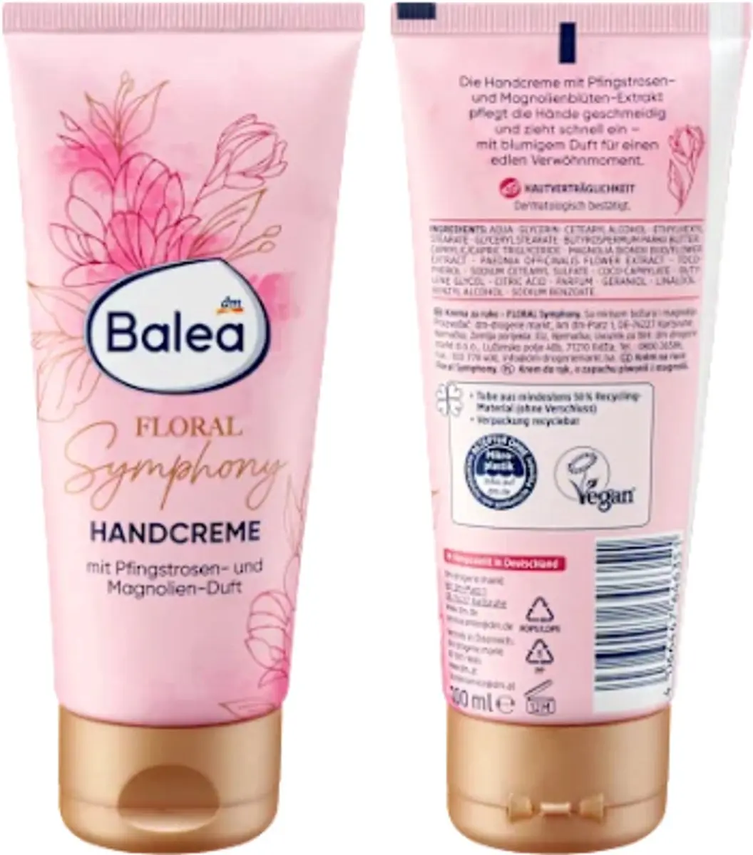 Balea Handcrème Floral Symphony 100ml