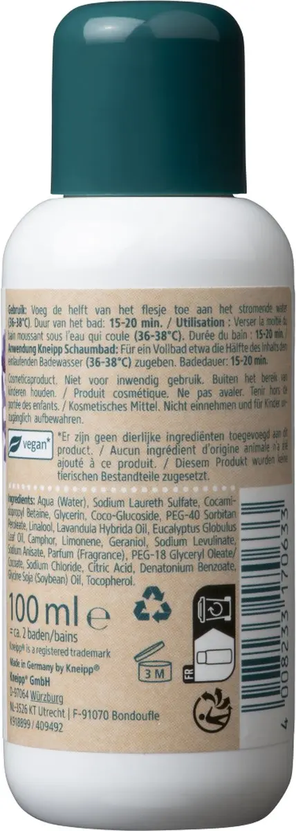 Kneipp Relaxing Badschuim 100ml