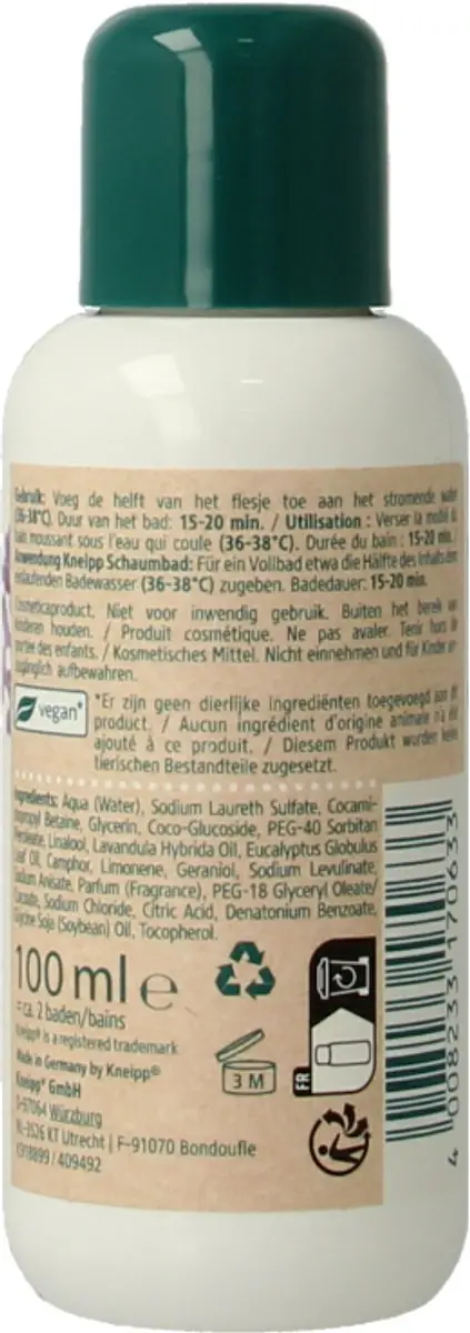 Kneipp Relaxing Badschuim 100ml