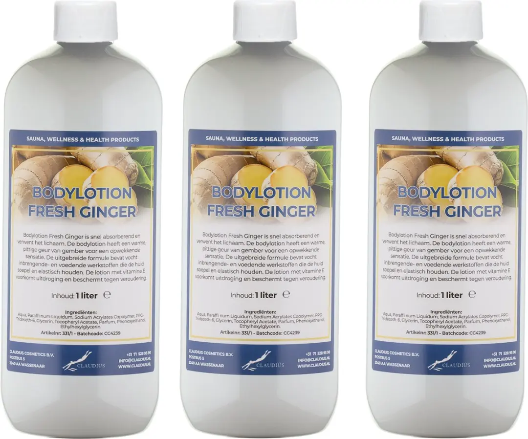 Splashbox Cosmetics Bodylotion Fresh Ginger 3 Liter