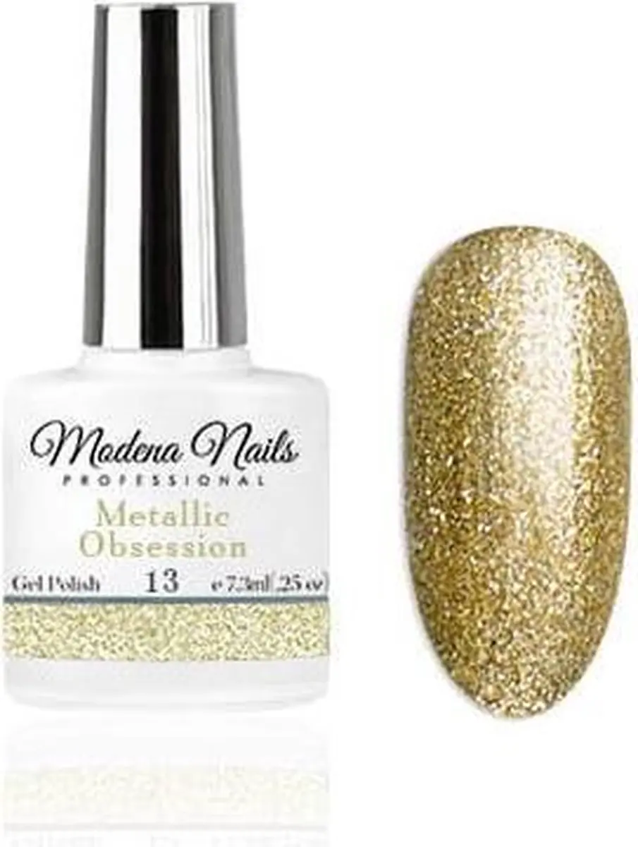 Modena Nails Gellak Metallic Obsession Glitter 7,3ml