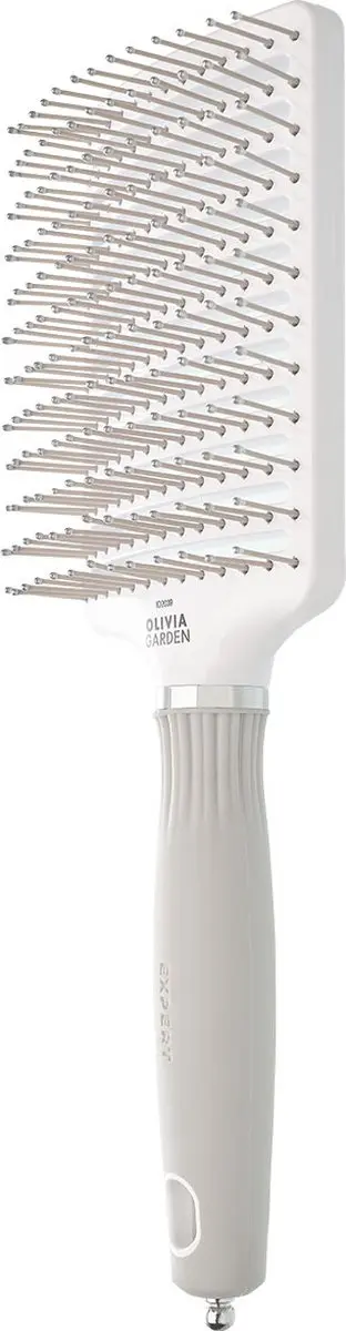 Olivia Garden Expert Care Vent Nylon Haarborstel - Zilver - L