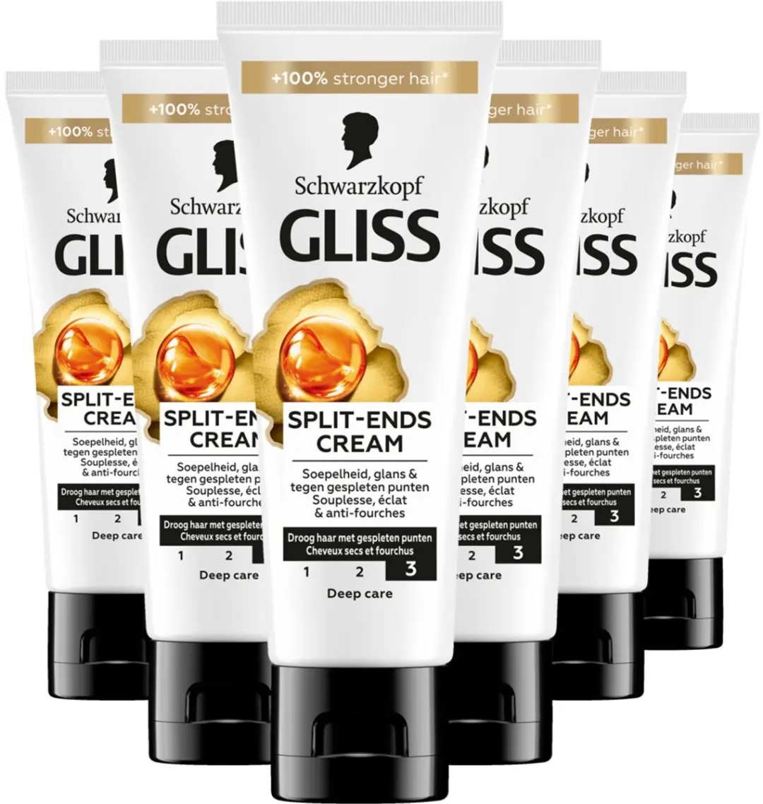 Gliss Split Ends Cream - 200ml (6x50ml)