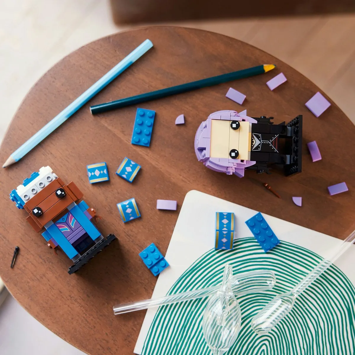 LEGO Harry Potter Brickheadz 40618 - Romeo Wolkenveldt & Nymphadora Tops