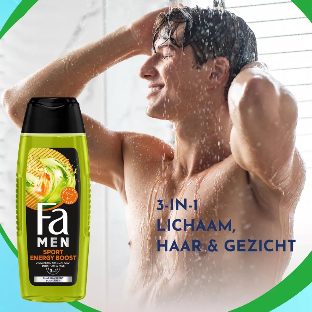 Fa Sport Energy Boost Douchegel 12x250ml