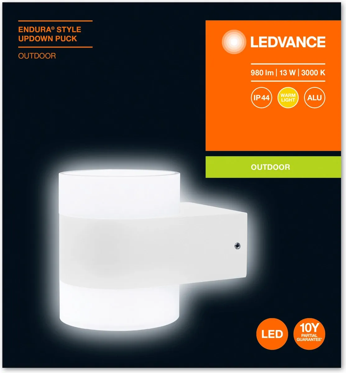 LEDVANCE Endura Style Updown Puck Wandlamp