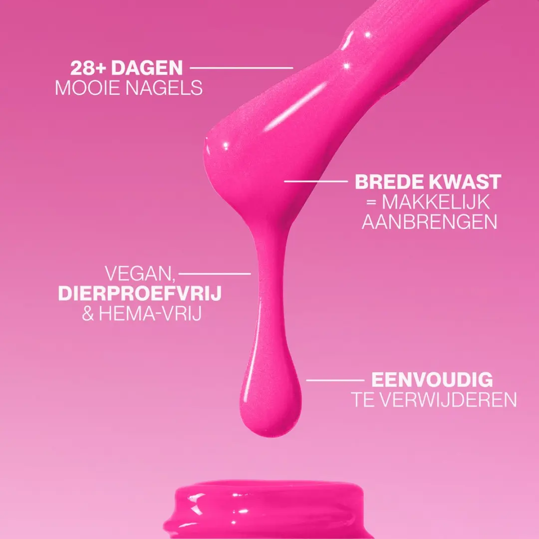Pink Gellac Extreme Pink 146 Gellak 15ml