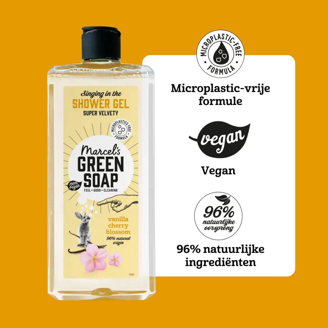Marcel's Green Soap Douchegel Vanille & Kersenbloesem - 6x300ml