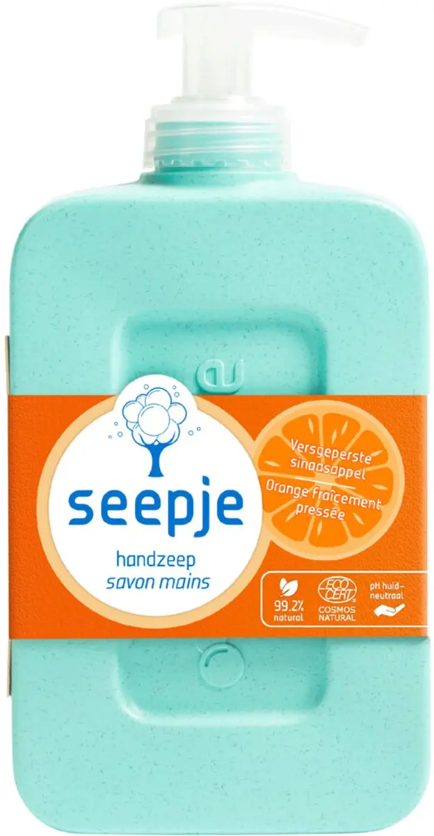 Seepje Handzeep Versgeperste Sinaasappel 300ml