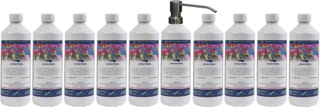 Splashbox Cosmetics Handzeep Crème Rozen 500ml