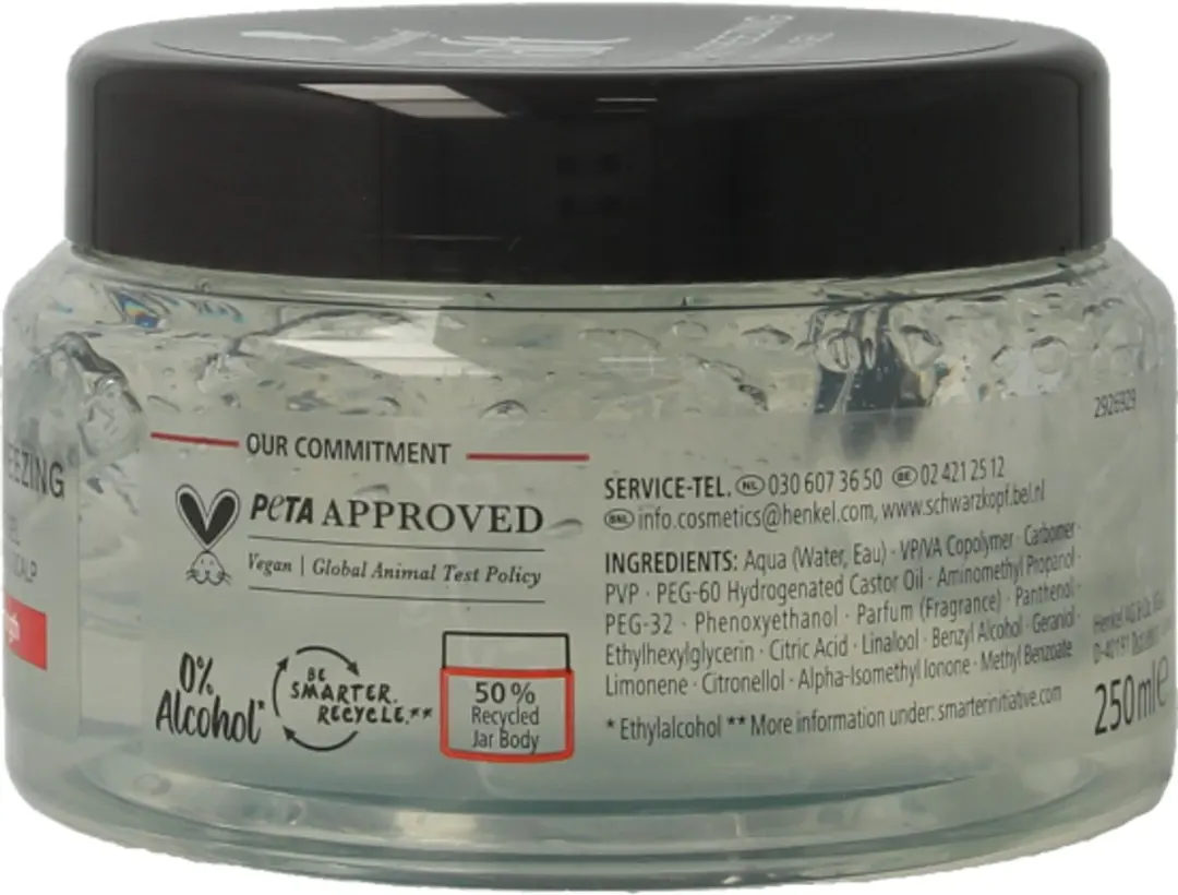 Taft Extreme Freezing Haargel 250ml