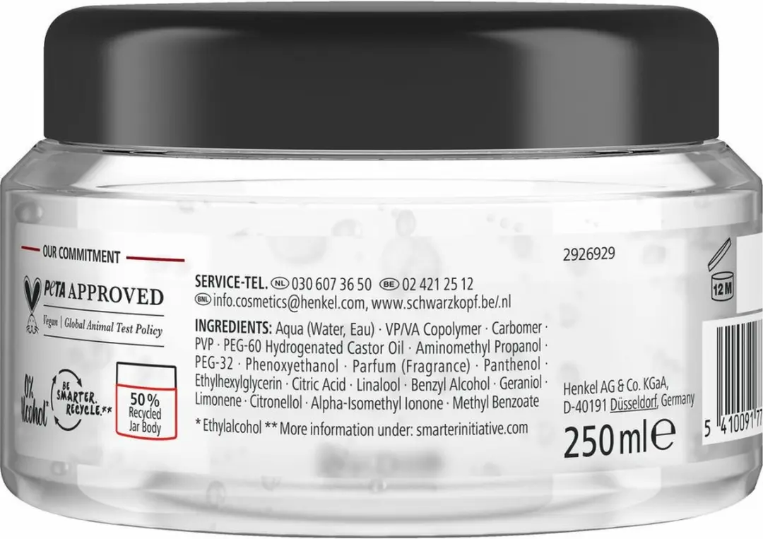 Taft Extreme Freezing Haargel 250ml