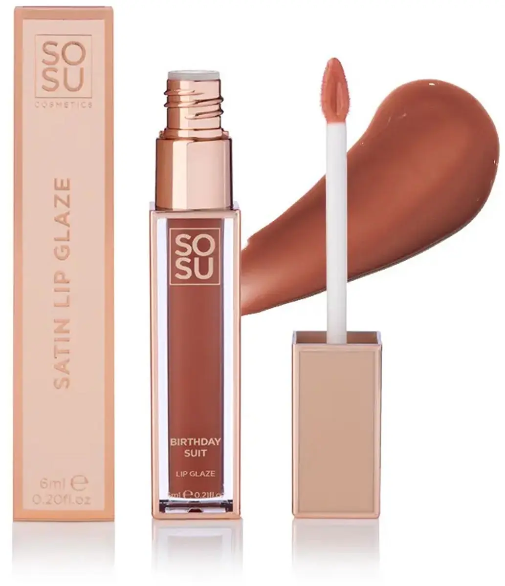Sosu Shimmer Lip Glaze Birthday Suit 6ml