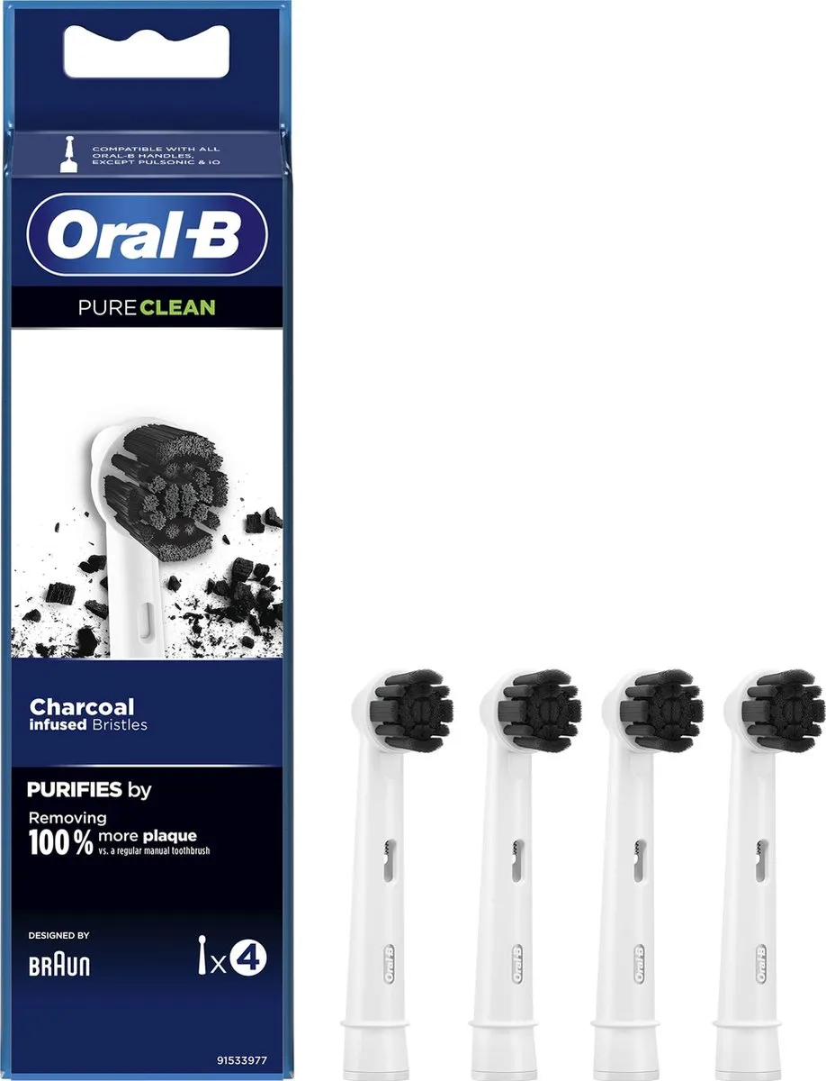 Oral-B Pure Clean Opzetborstels - 4 Stuks