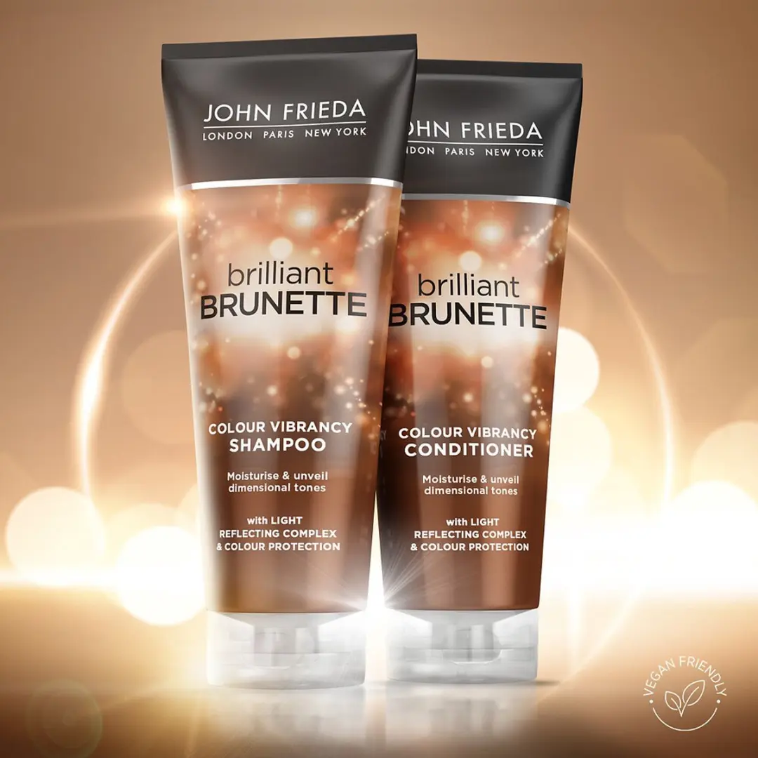 John Frieda Brilliant Brunette Conditioner 250ml - Droog haar