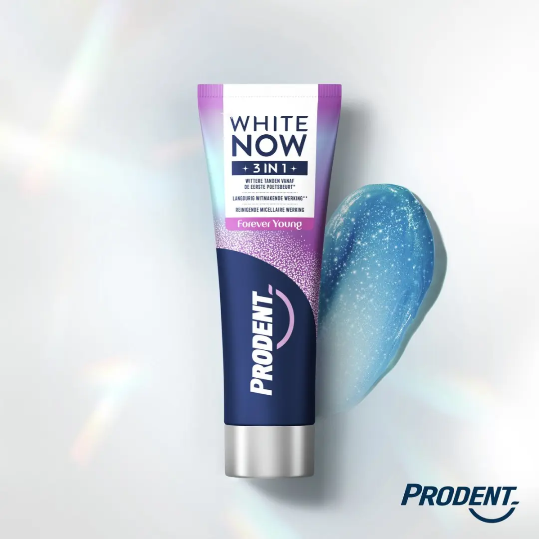 Prodent White Now Tandpasta 3-in-1 Forever Young - 12x75ml
