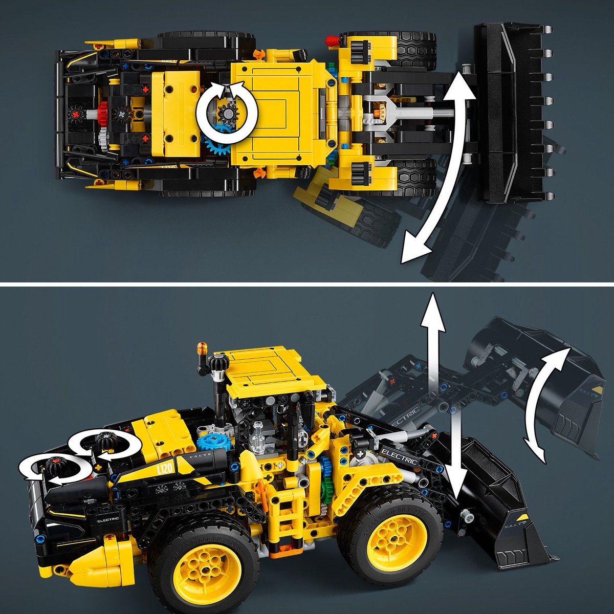 LEGO Technic Volvo L120 Electric Wiellader Speelgoed Set - 42209