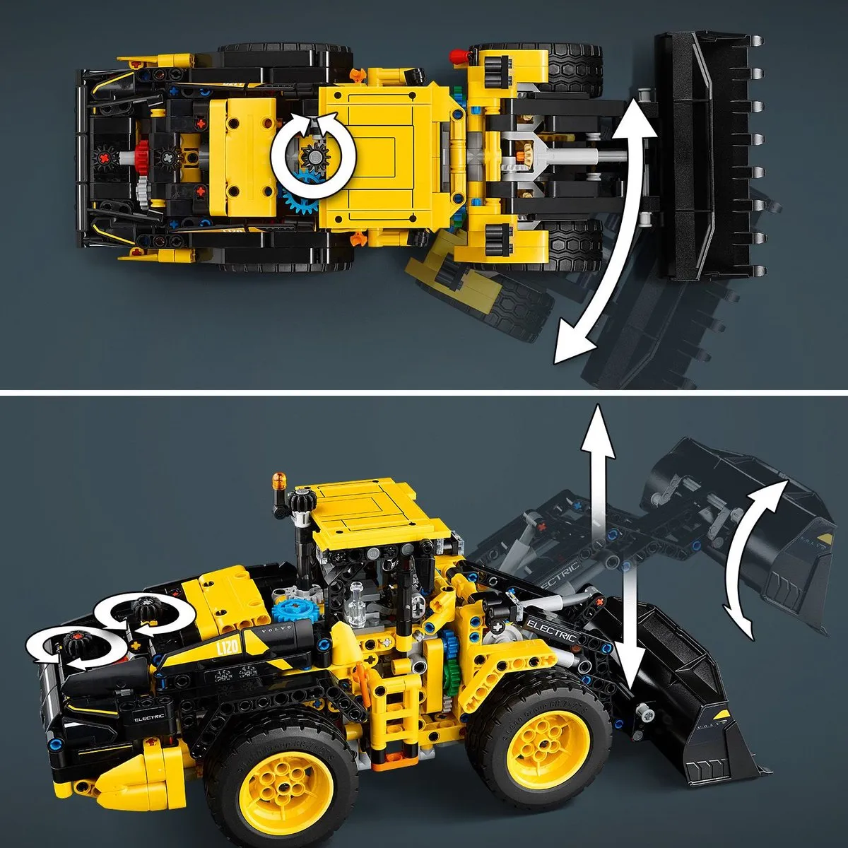 LEGO Technic 42209 Volvo L120 Electric Wiellader - 973 Stukken