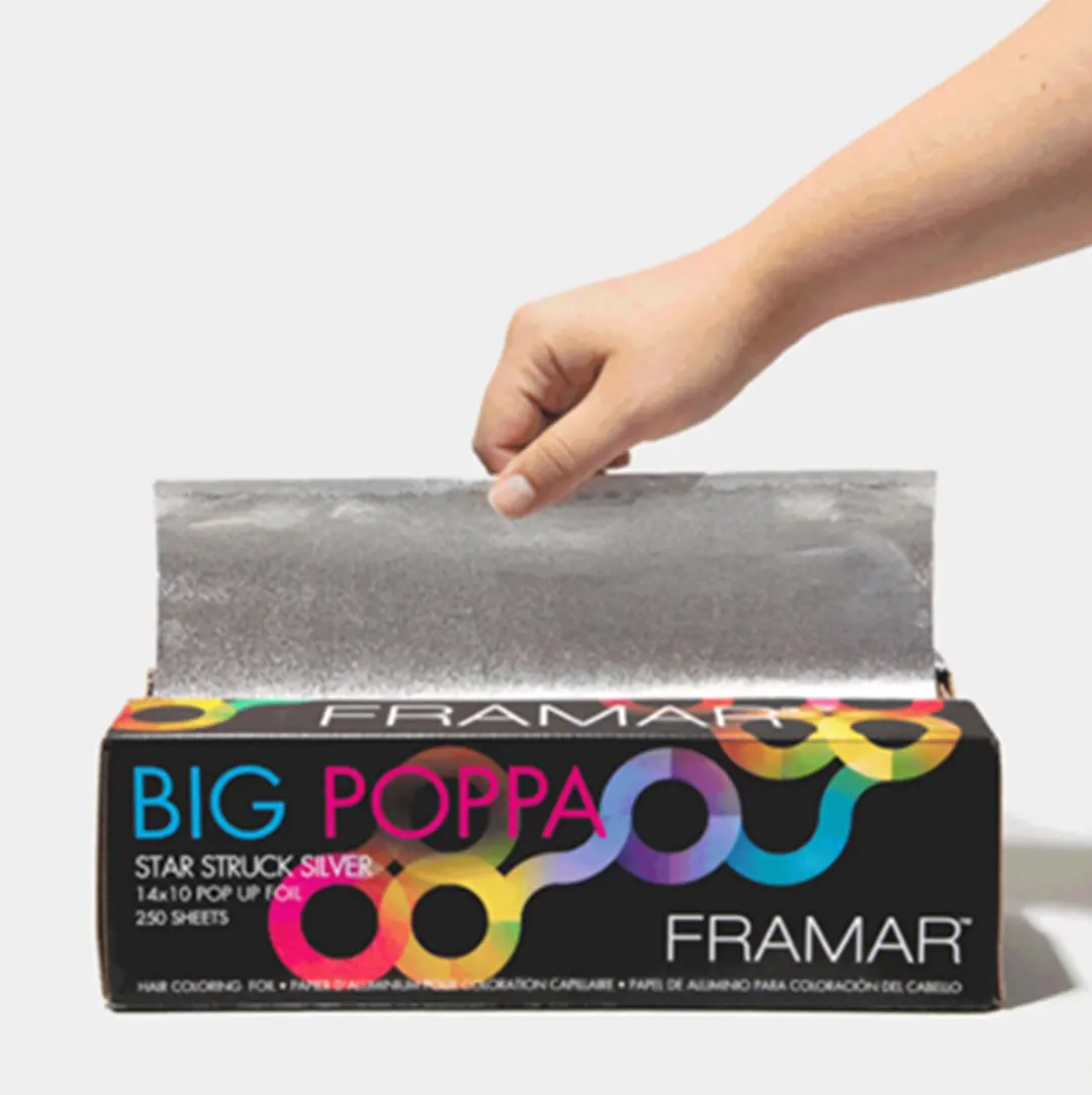 Framar Big Poppa Foil Pop-up 500 Vellen 35x25cm - Zwart