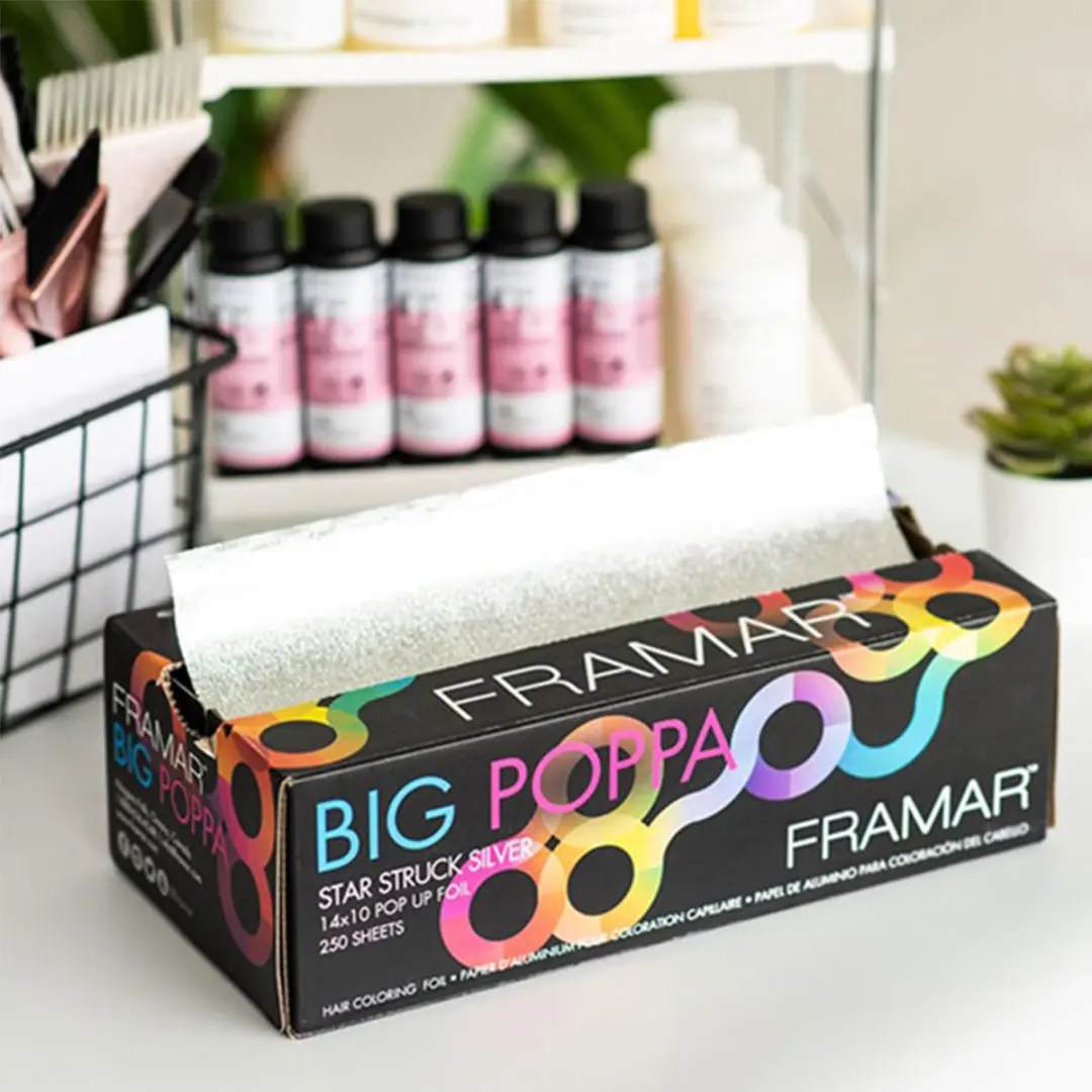 Framar Big Poppa Foil Pop-up 500 Vellen 35x25cm - Zwart