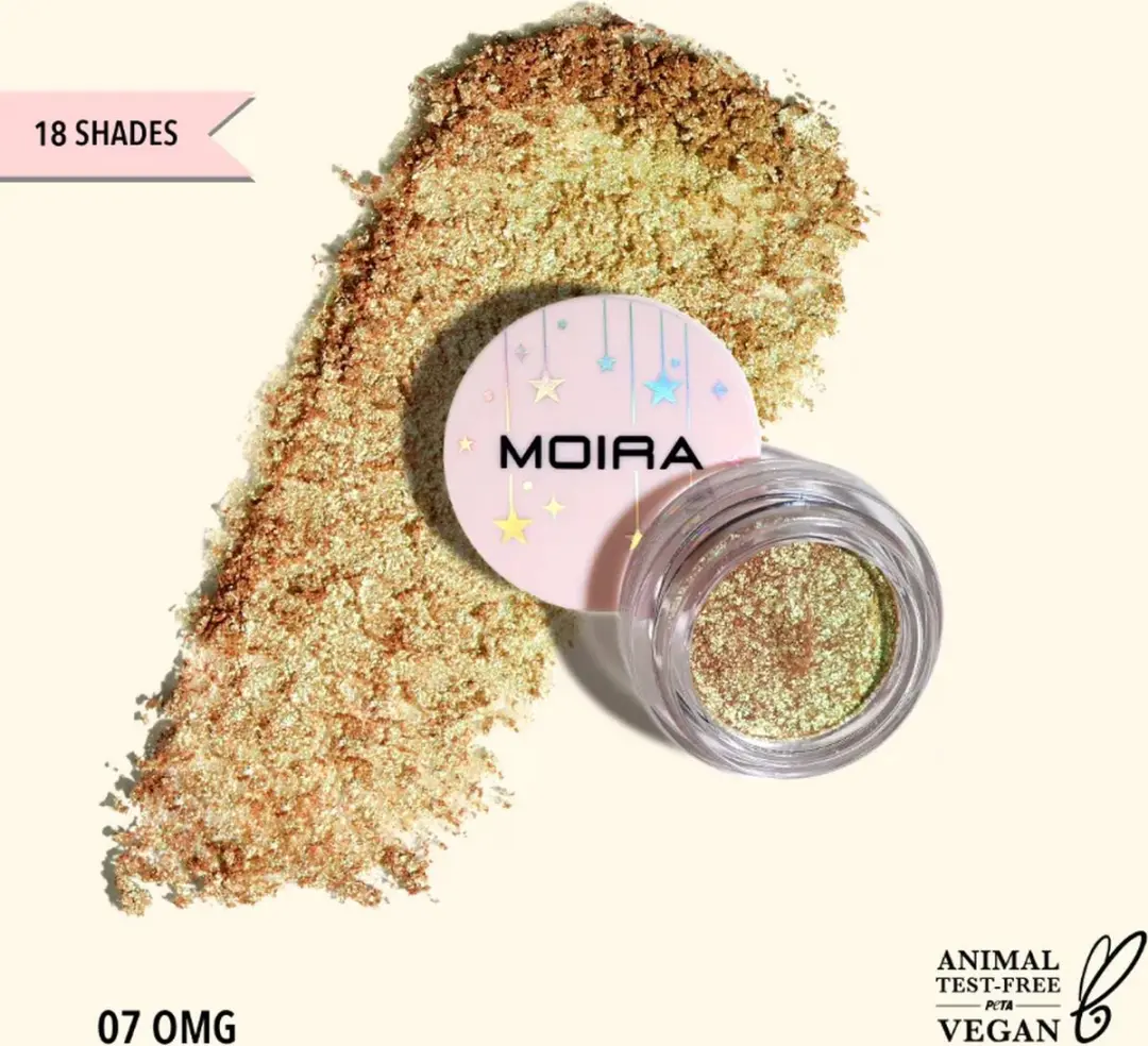 Moira Starshow Shadow Pot OMG Oogschaduw - 3g - Goud