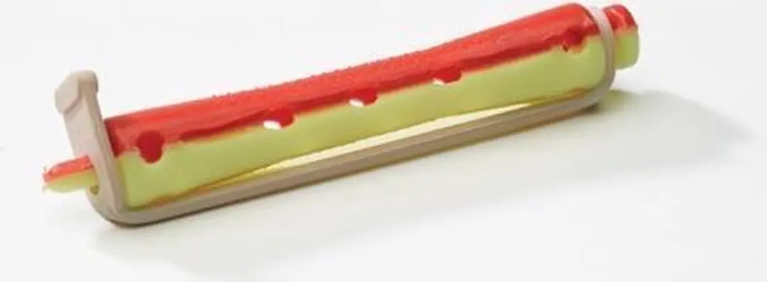 Sibel Permanentkruller 12st - 9mm - Geel/Rood