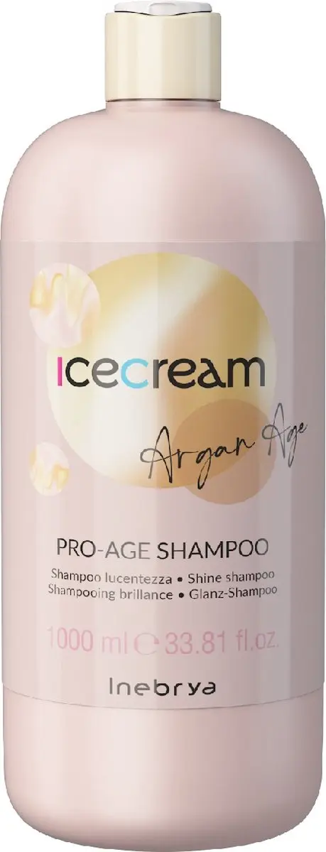 Inebrya Ice Cream Argan Pro-Age Shampoo 1000ml