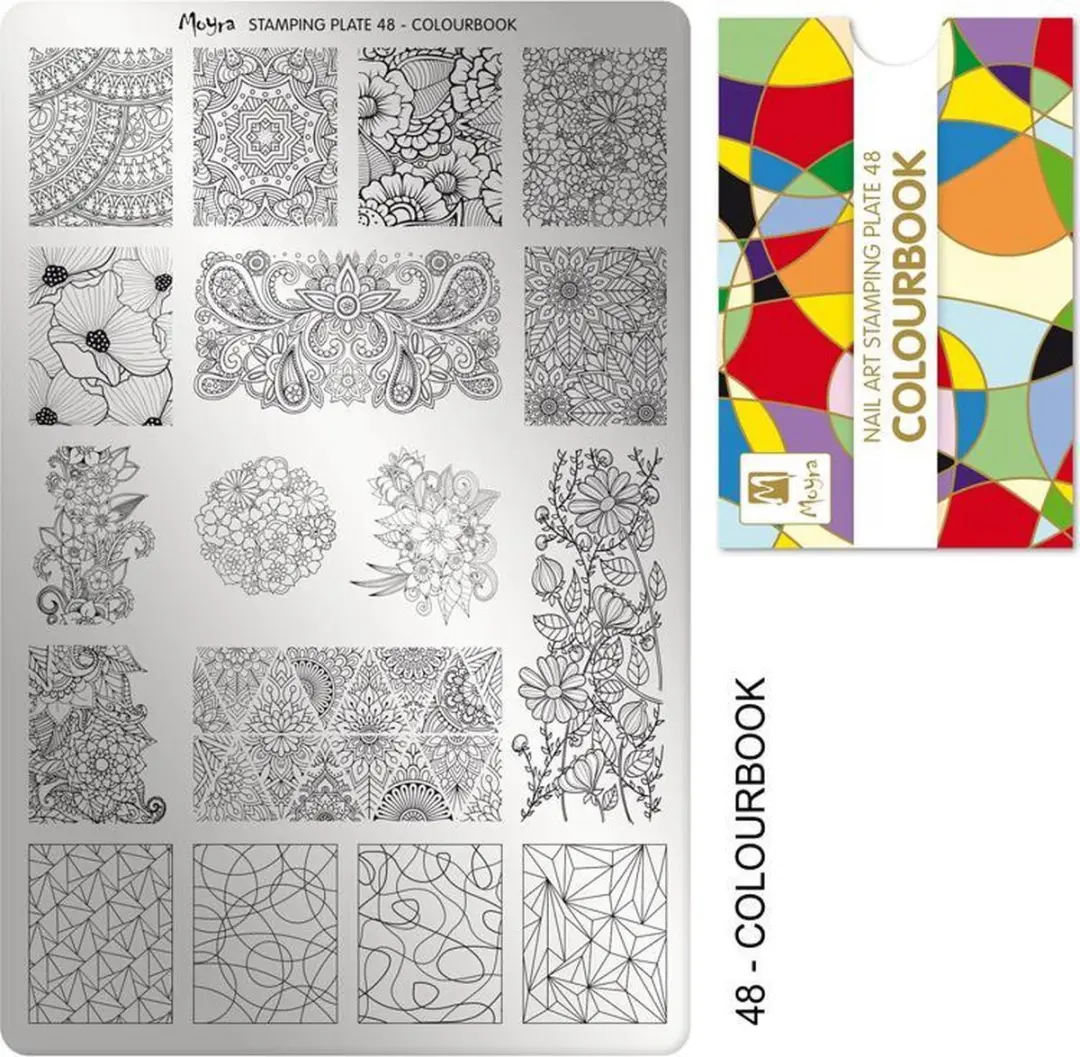 Moyra Stamping Plate 48 Colourbook