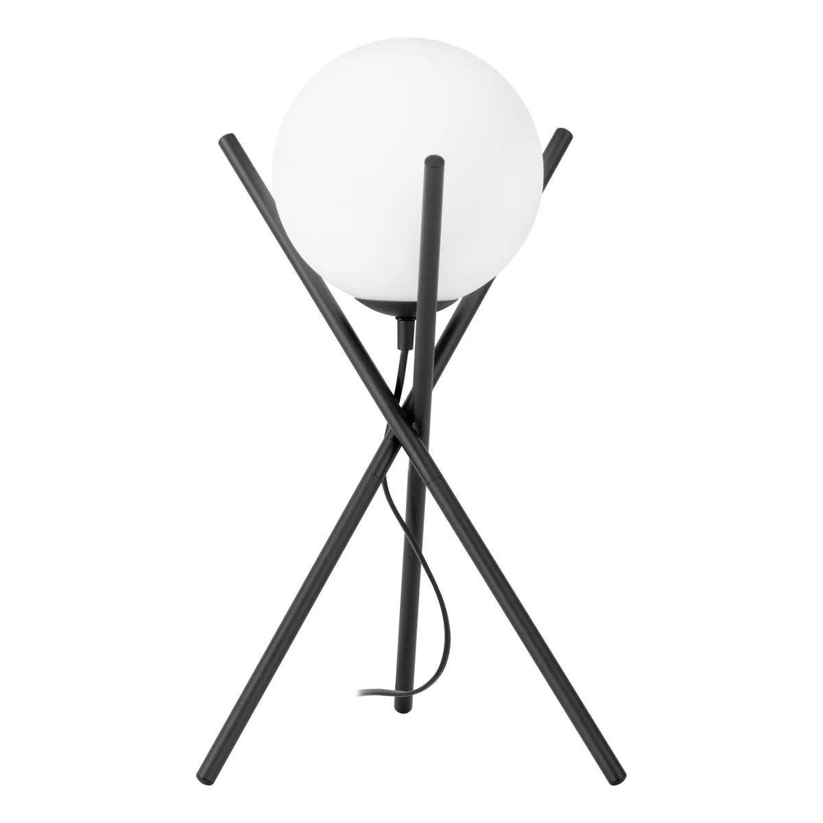 Eglo Salvezinas Tafellamp E27 - 48cm Zwart/wit Glas