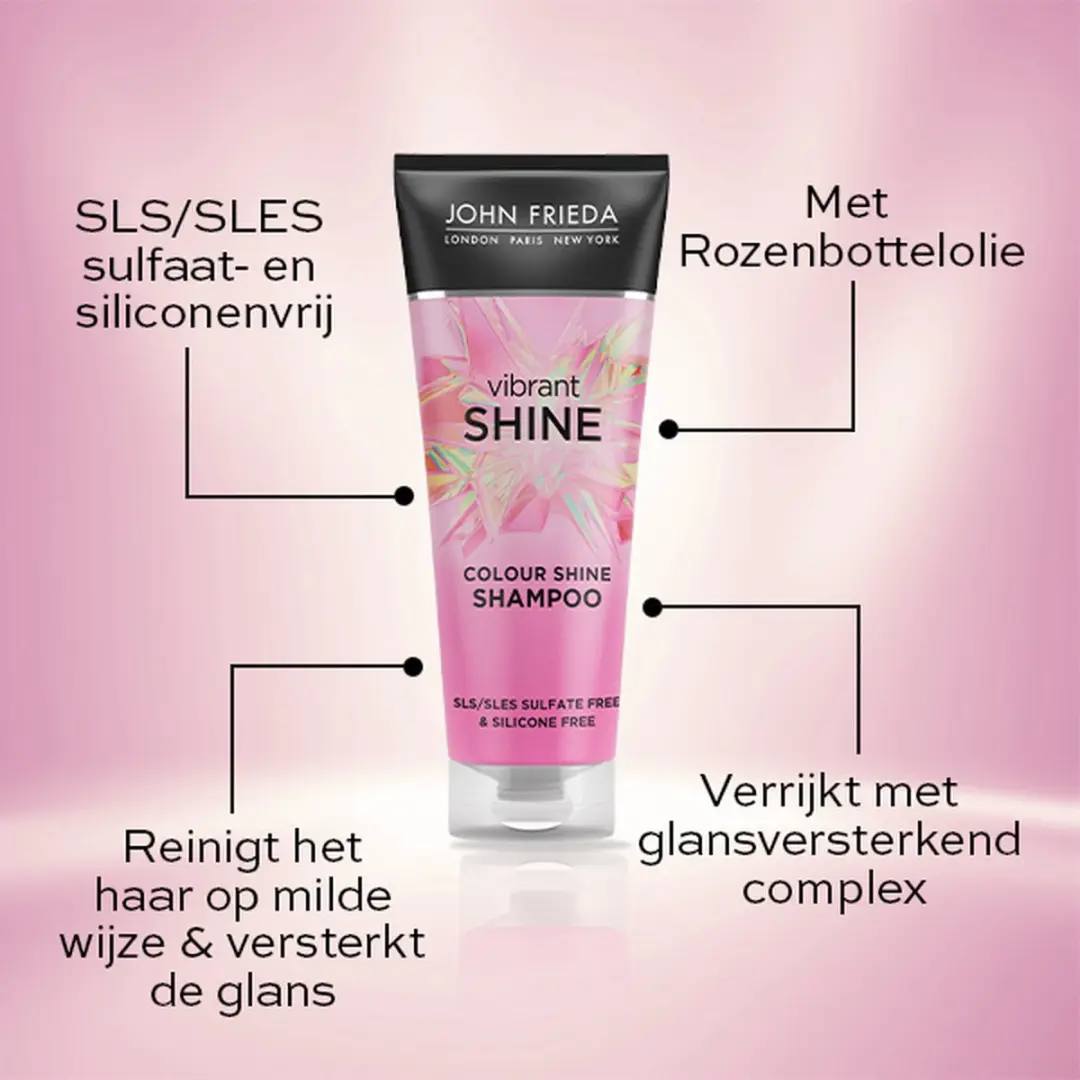 John Frieda Vibrant Shine Shampoo 250ml