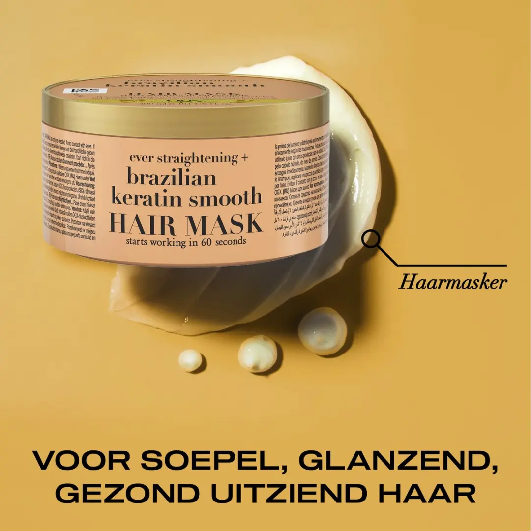 OGX Keratine Haarmasker Braziliaans - 6x300ml