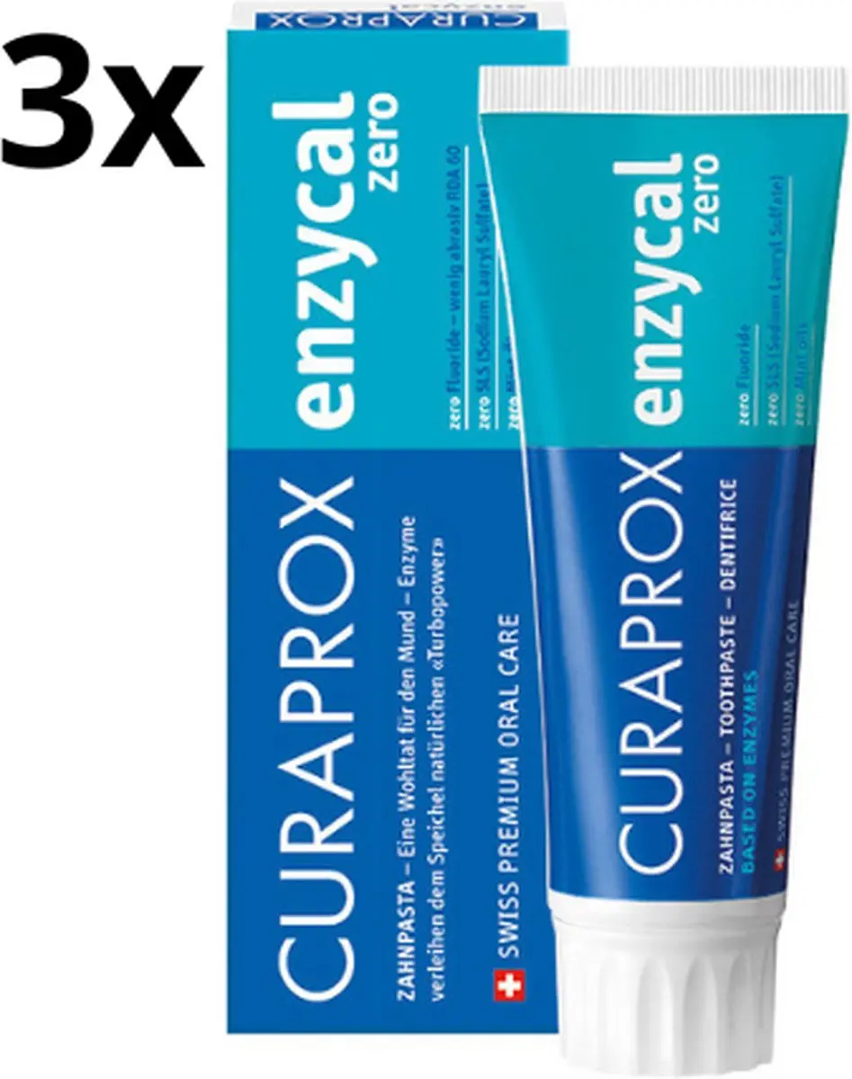 Curaprox Enzycal Zero Fluoride Tandpasta