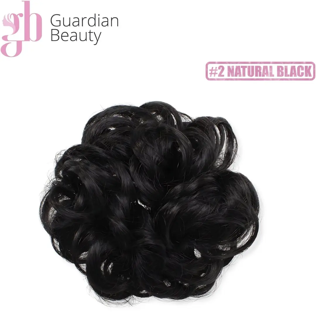 Guardian Beauty Messy Bun Haarwrap Extensie #2 Natuurlijk Zwart