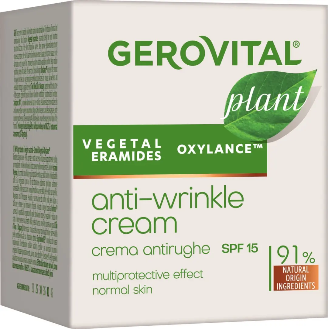 Gerovital Antirimpelcrème SPF 15 50ml - Plantaardige ceramiden