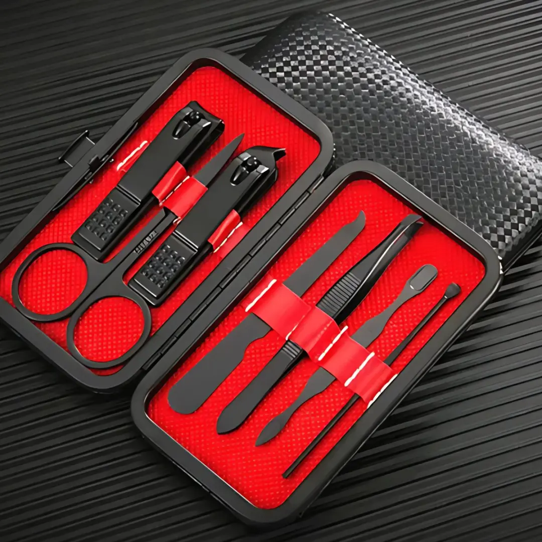 Guardian Beauty Manicure & Pedicure Set 7-delig - Rood