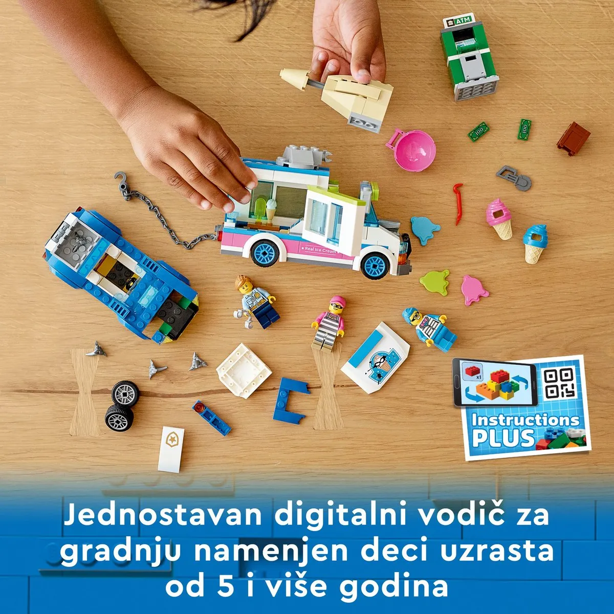 LEGO City IJswagen Politieachtervolging 60314 - 317 Stukken