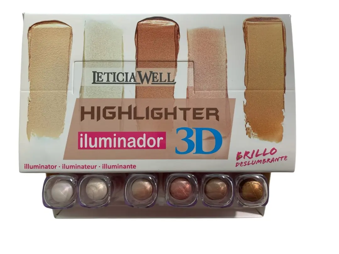 Leticia Well Highlighter Stick 3D 02 - 3.8g - Beige