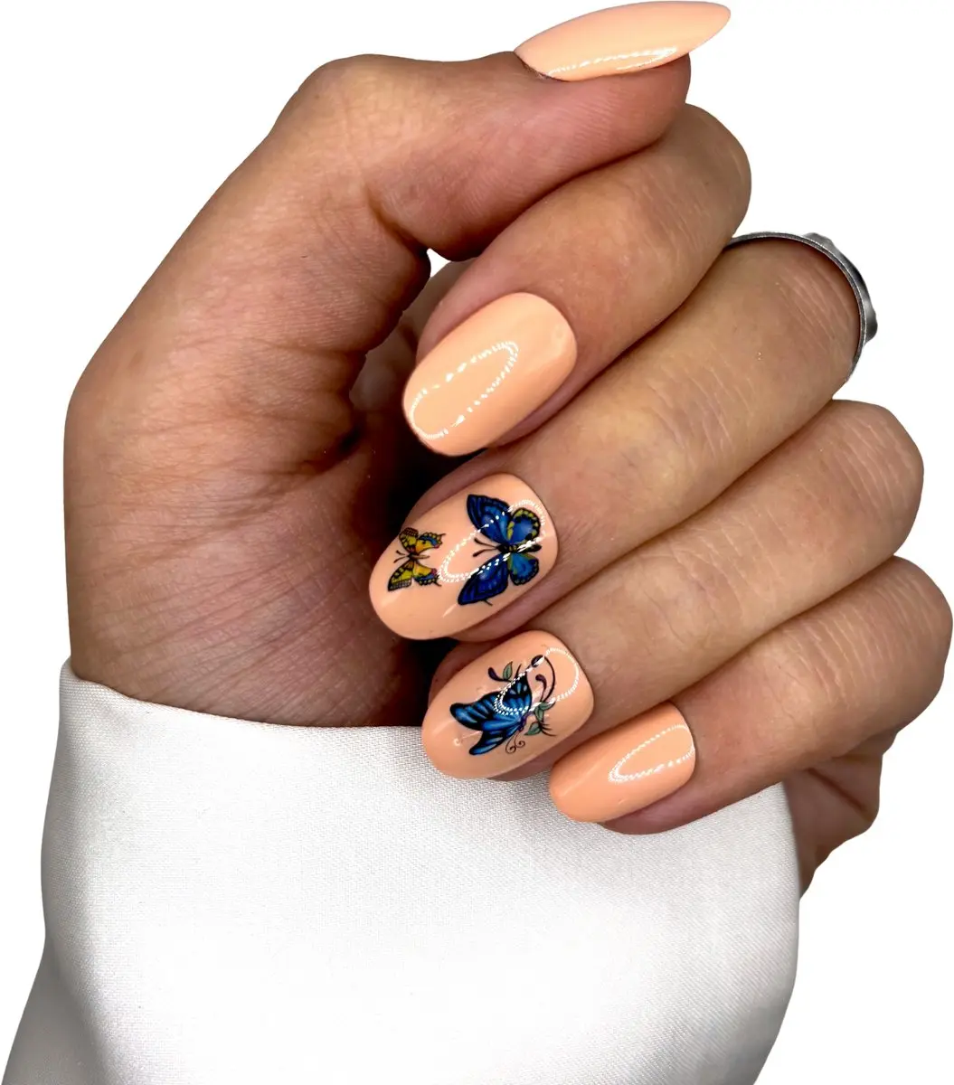SD Press on Nails B11 Plaknagels Nude