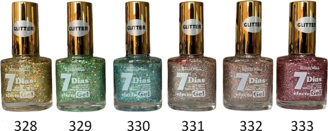 Leticia Well Glitter Nagellak Set