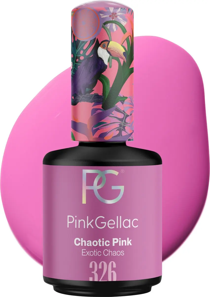 Pink Gellac Chaotic Pink 326 Gellak 15ml