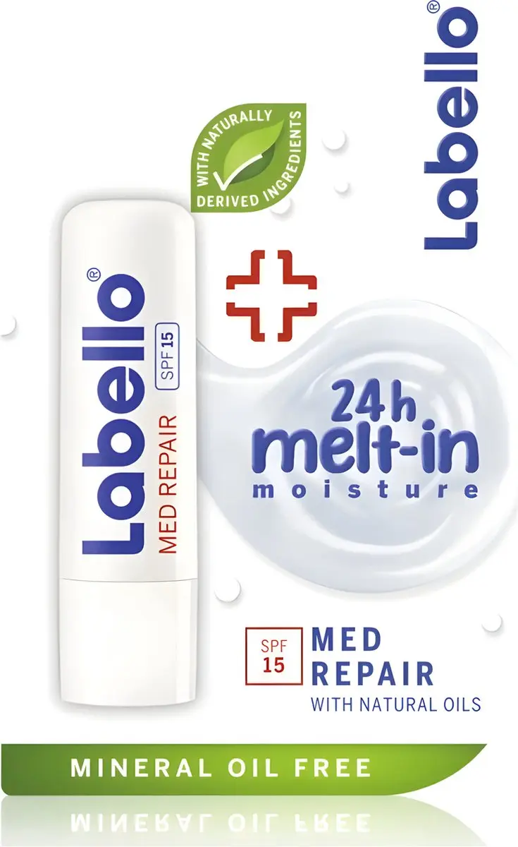 Labello Med Repair Lippenbalsem SPF 15 - 4.8 g - Wit