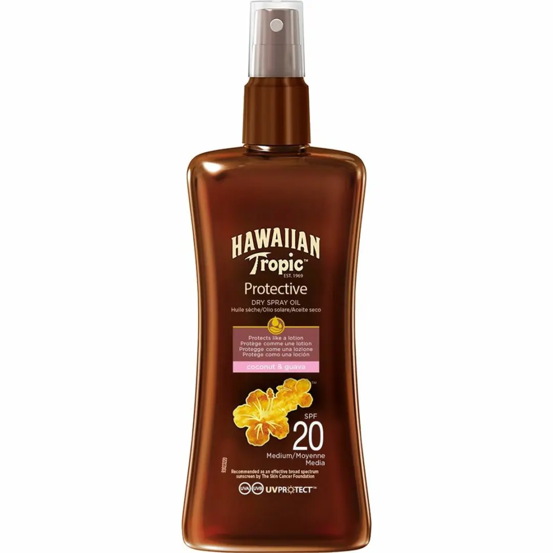 Hawaiian Tropic Protective Dry Spray SPF 20 - 400ml (2x200ml)