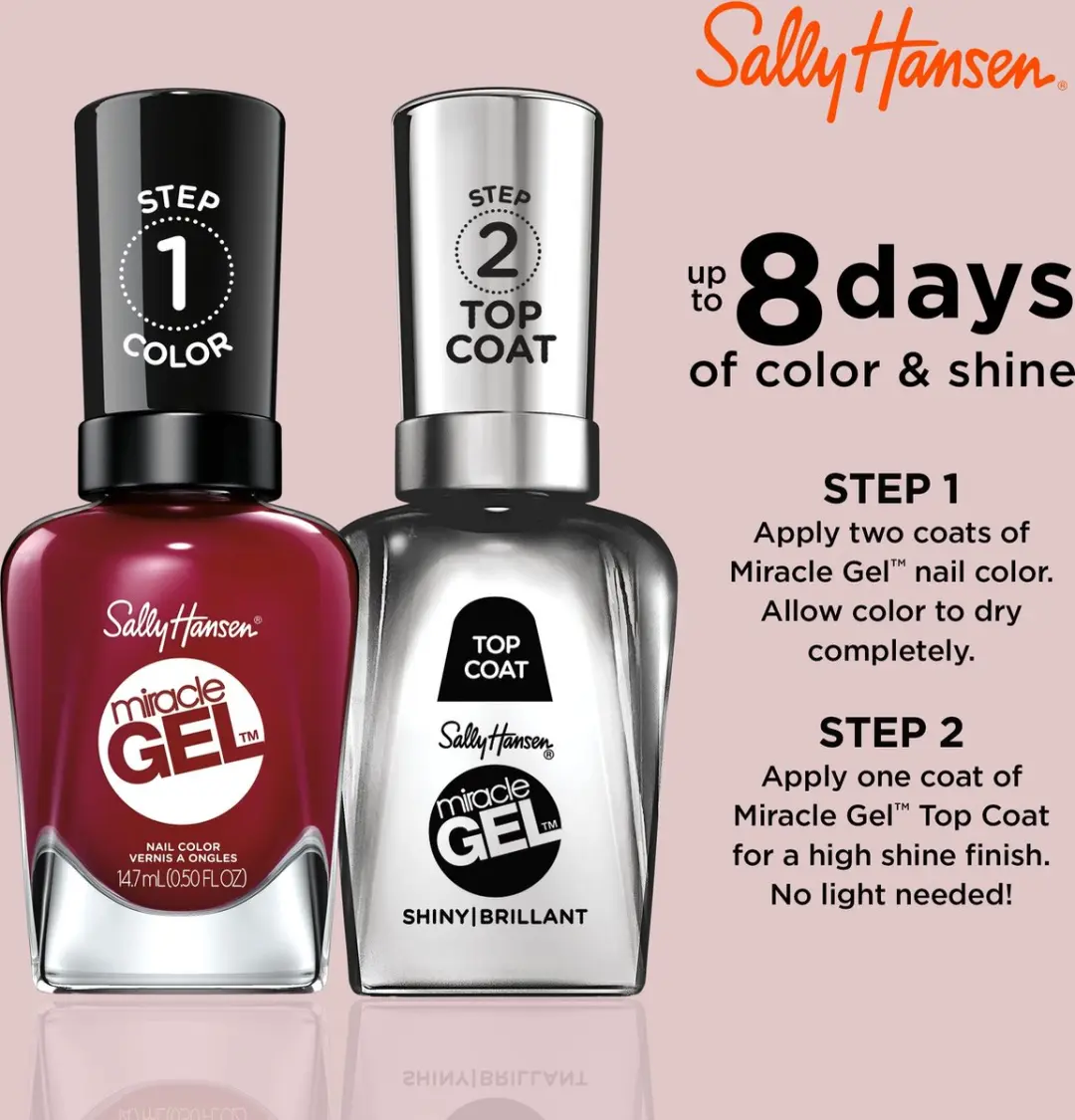Sally Hansen Miracle Gel Nagellak 440 Dig Fig - 14.7ml