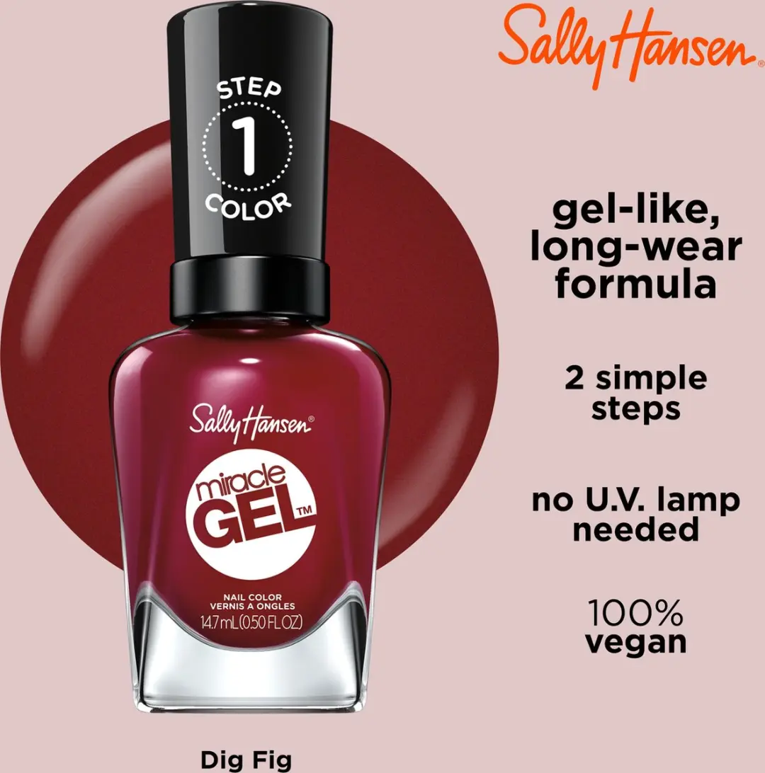 Sally Hansen Miracle Gel Nagellak 440 Dig Fig - 14.7ml