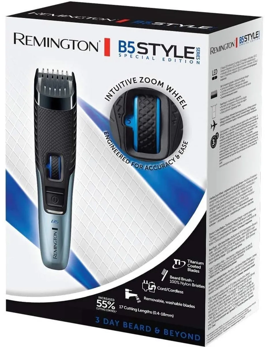 Remington B5 Style Series MB5002 Baardtrimmer - Blauw